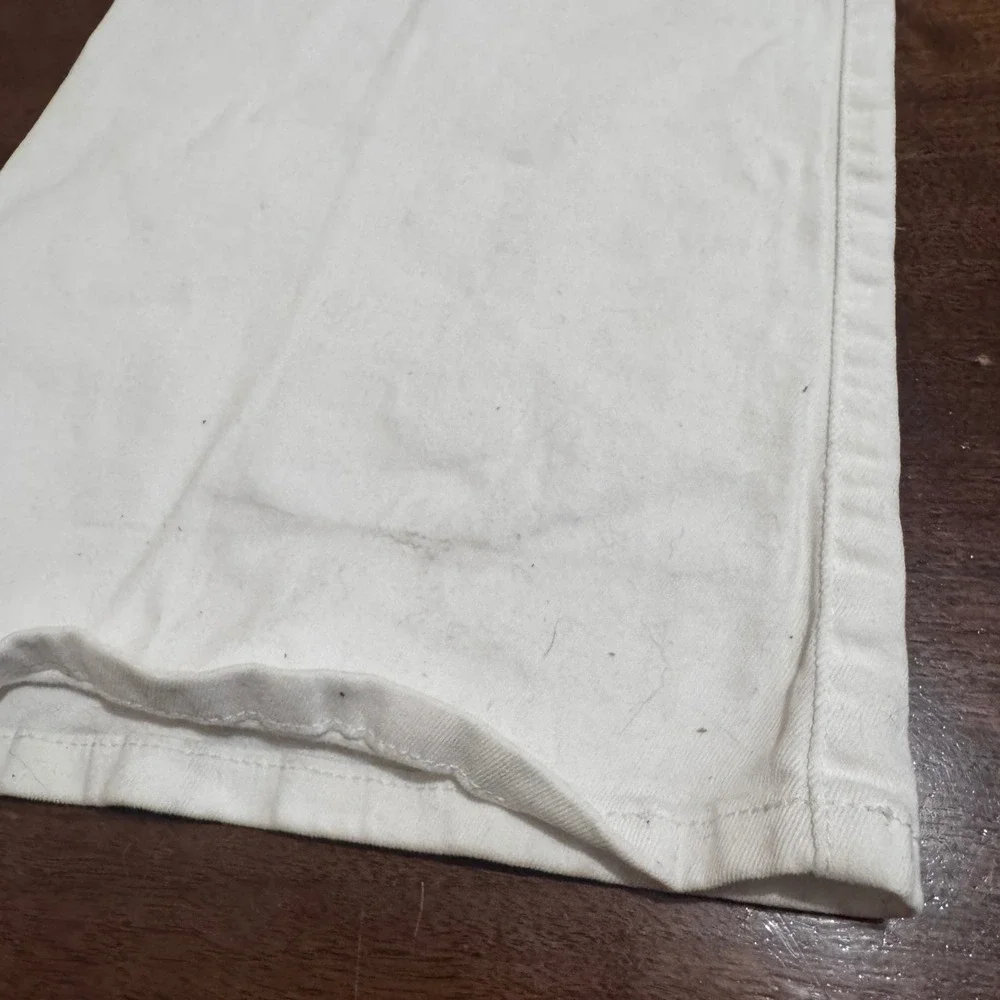 NWOT Oneso Crispy White Wide Leg High Rise Flare Jeans RSW8071 Size 7/28 Classic
